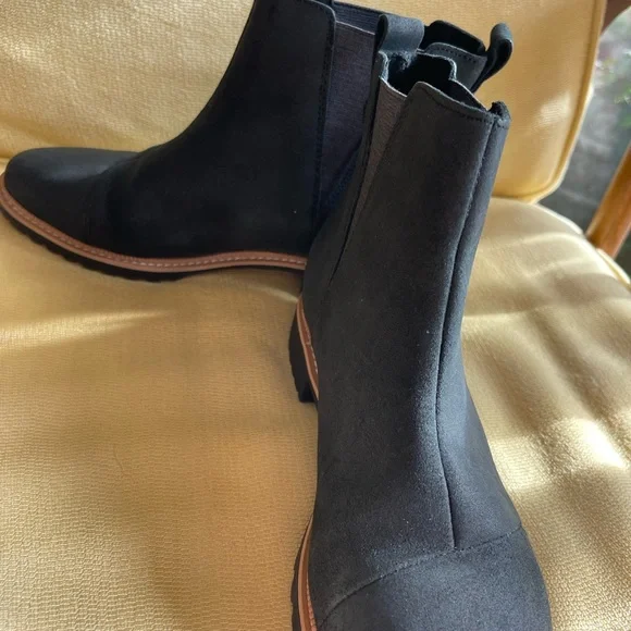 NWOT TOMS Cleo Boots 7.5 black - Picture 6 of 10